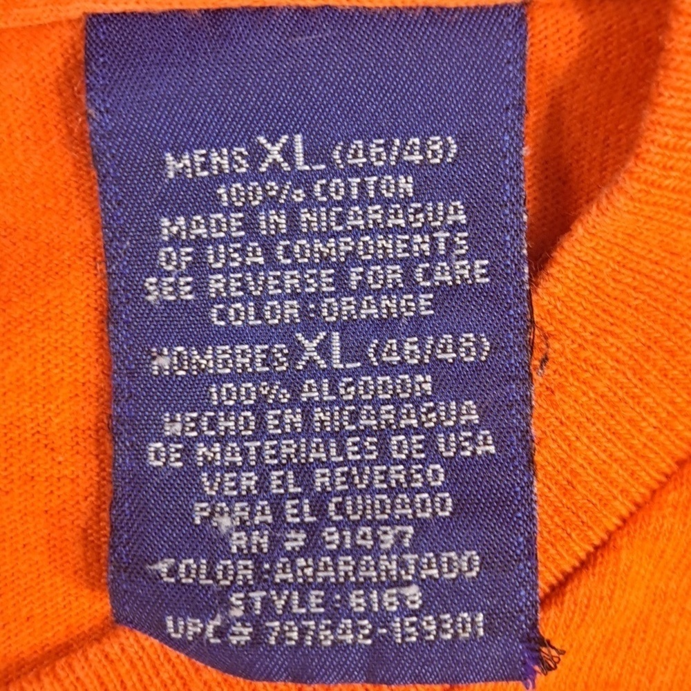 Halloween I Love Witches spell out Graphic XL orange & black goth party t-shirt - Picture 6 of 7